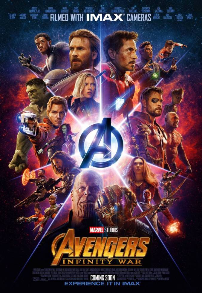 The 2018 poster for Avengers: Infinity war 